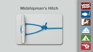 Midshipmans Hitch Knot  How to Tie the Midshipmans Hitch [upl. by Torto582]