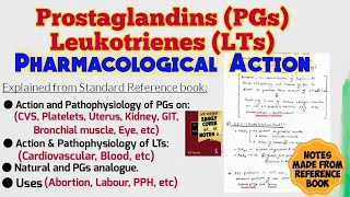 Prostaglandins and Leukotrienes  Action  Function of Leukotrienes knowledgeimprover [upl. by Innes]