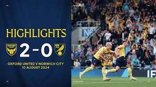 OPENING DAY HIGHLIGHTS  Oxford United win first game back in the Championship in 25 years [upl. by Raji]