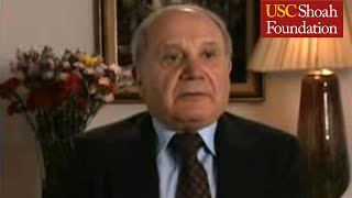 Auschwitz II Birkenau Sonderkommando Testimony Clips  USC Shoah Foundation [upl. by Idnic]