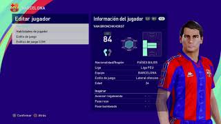 Giovanni Christiaan van Bronckhorst  PES Clasico Face Bodyamp Stats [upl. by Grannias]