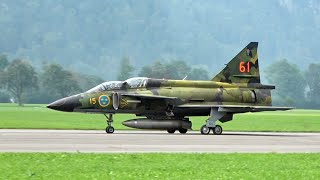 Saab Viggen Fighter Jet Special Compilation from the Swedish Airforce Historic Flight SwAFHF [upl. by Bourne]