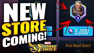 BETTER REWARDS NEW STRIKE STORE Graphics Update News  Marvel Strike Force [upl. by Petua]