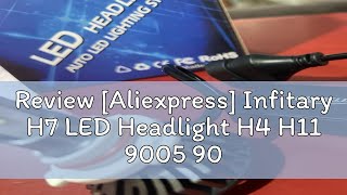 Review Aliexpress Infitary H7 LED Headlight H4 H11 9005 9006 H1 for Car 72W 12000LM Auto Headlamp [upl. by Secilu]