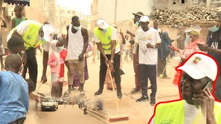 Journée de nettoiement à Touba Biscuiterie Misirah avec les agents municipaux et toute la population [upl. by Villada377]