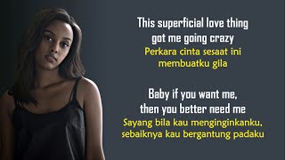 Ruth B  Superficial Love  Lirik Terjemahan Indonesia [upl. by Aknayirp]