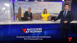 WNJU  Noticiero Telemundo 47 A las 6pm  Open and Close  April 5 2024 [upl. by Lupee]