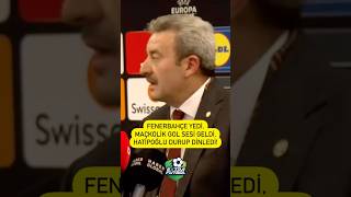 Fenerbahçe yedi Hatipoğlu konuşurken Maçkolik gol sesi geldi Hatipoğlu o sese kulak verdi [upl. by Francene647]