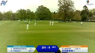 Cranleigh 1st XI vs Tonbridge School [upl. by Olsen]