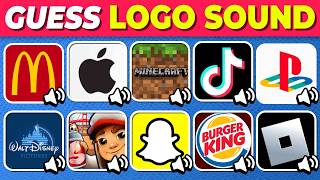 Guess the Logo by SOUND🥇 Famous Logos  Logo Quiz 2024 [upl. by Ruamaj]