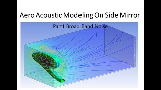 Aeroacoustics analysis part 1 using broadband noise model  Ansys Fluent [upl. by Otrevire]