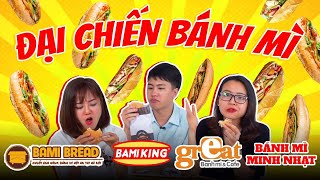 HÔM NAY ĂN GÌ  BÁNH MÌ ĐẠI CHIẾN 1 Bami Bread Minh Nhạt Great [upl. by Nevaeh]