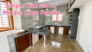 Simple Kitchen Design for Middle Class Family  Modular Kitchen 2022 [upl. by Odranreb]