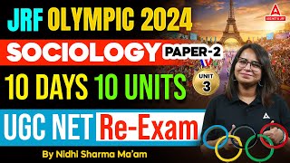 UGC NET Sociology Unit 3  UGC NET Sociology Classes in Hindi By Nidhi Maam [upl. by Cynthea]