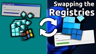 Swapping Windows 98s and Windows 11s Registries [upl. by Connell]