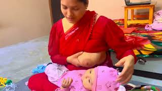 Breastfeeding Vlogs New 2024 Latest Desi Parmila  Breastfeeding Vlogs New 2024 Latest In Saree [upl. by Blandina311]