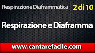 Respirazione e limportanza del Diaframma nel Canto 2 di 10  Corso sulla Respirazione [upl. by Schulze]