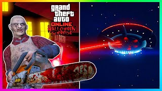 NEW Halloween Weapon SECRET Property FREE ClothingMask UFO 2024 GTA 5 DLC GTA Online Update [upl. by Noicpesnoc]