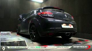 Reprogrammation moteur  Renault Megane III RS 265hp  328hp  Amazing Milltek exhaust sound [upl. by Oibaf42]