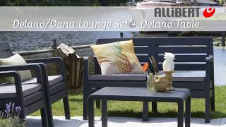 Allibert DelanoDana lounge Set with table Assembly video [upl. by Corsetti351]