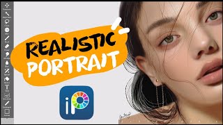 Ibis Paint X Tutorial Realistic Digital Painting Process [upl. by Yob]