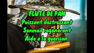 FLÛTE DE PAN et son du RUISSEAU  Contre le stress aide à la guérison et à un sommeil réparateur [upl. by Drud]