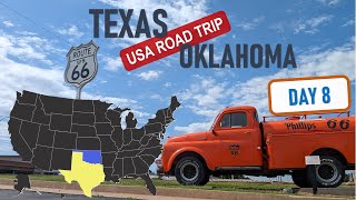 Road Trip Day 8  Oklahoma City to Amarillo Texas  Route 66  Solo Crossing America From NYC to LA [upl. by Heaps537]