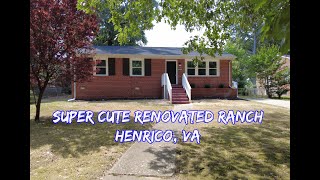 Renovated amp Ready 3BDRM Brick Ranch for Sale in Henrico VA 279950 [upl. by Niobe413]