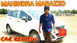 Best 7 Seater car  MAHINDRA MARAZZO Tamil Review  Best MPV in India [upl. by Cleave]