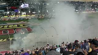 AJ Allmendinger Las Vegas win burnout [upl. by Olimpia]