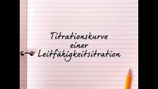 Durchführung einer Leitfähigkeitstitration [upl. by Ekle]