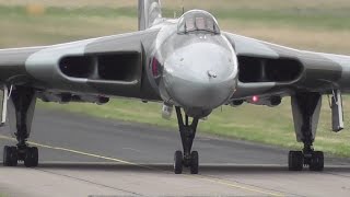 HOWL OF VULCAN GOES TO GOODWOOD FESTIVAL OF SPEED AMAZING SOUND FROM THE ENGINES pilot aviation [upl. by Yenffad250]