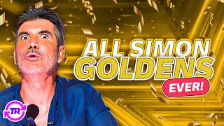 EVERY Simon Cowell GOLDEN BUZZER on AGT from 20162024 [upl. by Fessuoy]