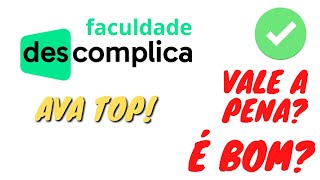 DESCOMPLICA  Faculdade Digital  Como é o ambiente virtual AVA [upl. by Burack512]