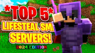 TOP 5 NEW LIFESTEAL SMP SERVERS IN 2024  120 New Minecraft Lifesteal SMP Servers [upl. by Eneri]