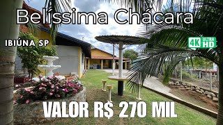 REF 078 Chácara em Ibiúna SP R 270 MIL REAIS [upl. by Chaille]