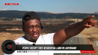 BREAKING NEWS People Occupy Free Residential Land In Ladybrand [upl. by Llenyl741]