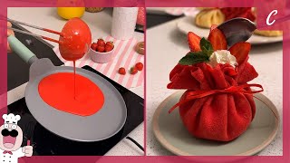 Les Aumônières de Crêpes à la Fraise une Touche de Raffinement [upl. by Sugar]