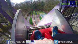 Woodlands Theme Park South Devon  Avalanche Ride  POV [upl. by Hoshi]