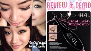 How to Use Ardell Dual Lash Applicator  Review Demonstration 2020 💄 [upl. by Amedeo]