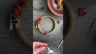 It’s time for cozy crafts Link to the video on how to make your own quilled wreath in the comments [upl. by Torosian134]