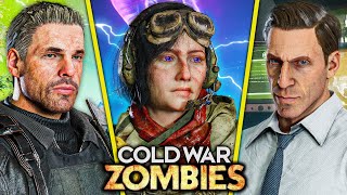 COLD WAR ZOMBIES THE MOVIE  ALL EASTER EGG CUTSCENES INTROS AND FULL STORYLINE [upl. by Sprung]