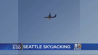 SEATTLE SKYJACKING Authorities release tower conversation with skyjacker before crash [upl. by Baxy]