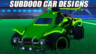 Subdood Decal Car Designs  Rocket League [upl. by Neuberger339]