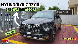 Feature Loaded Base Model 🔥2024 Hyundai Alcazar Prestige O Diesel AT Review [upl. by Isador]