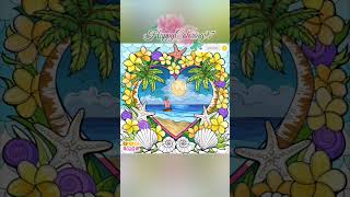 Tap Color Pro game coloringgame colorbynumber satisfying relaxing short tapcolorpronature [upl. by Mackey417]