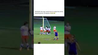 The Funniest Football Free Kick ever Women soccer funny moment 😂 [upl. by Kinch]