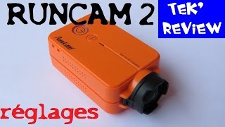 RUNCAM 2 HD  PARTIE 2  REGLAGES  COMMENT ENTRER DANS MENUS REGLAGE [upl. by Retsim]