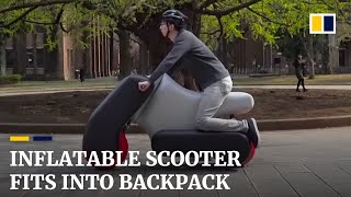 Will this inflatable scooter expand urban mobility [upl. by Clarance]