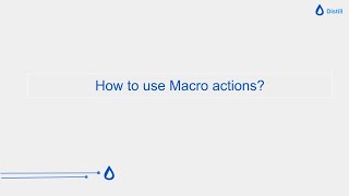 How to use macro actions [upl. by Amsa]